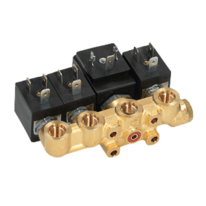 4 elektromagnetické ventily 2+2+3+2, 230V, Inox vložka prodejních automatů NECTA - 259917