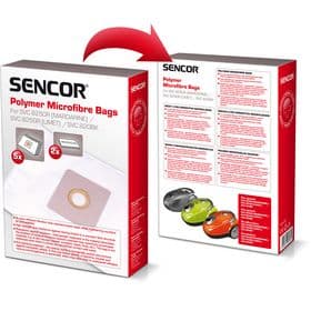 🧹 Sáčky do vysavače SVC 820/825 (5ks) Sencor – Náhradní mikrovlákenné sáčky s HEPA úrovní filtrace