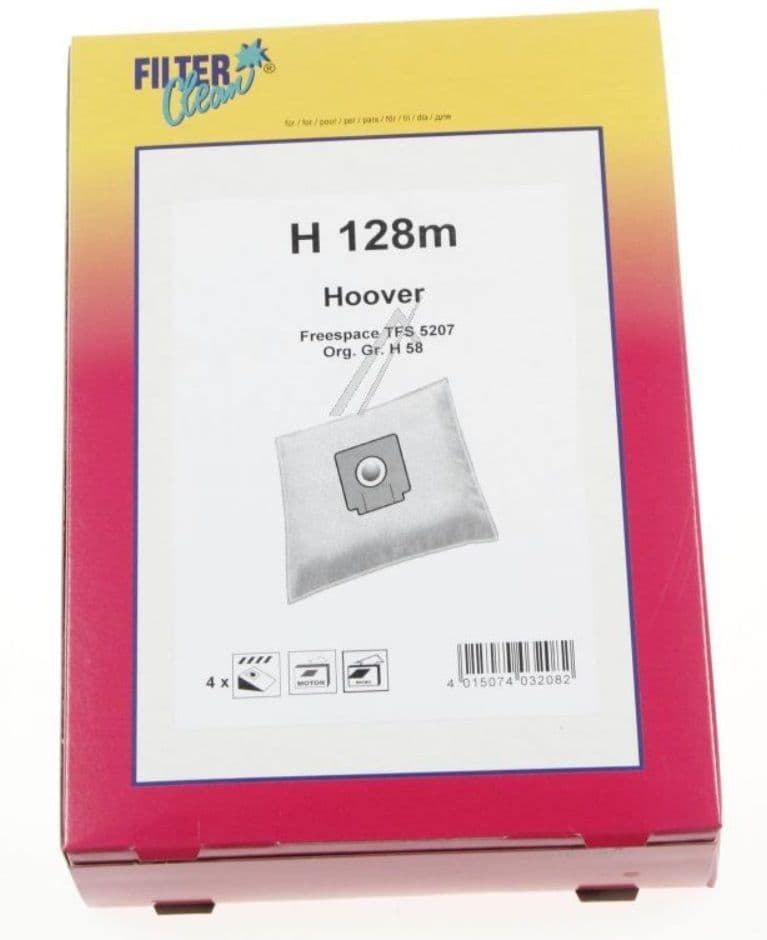 🧹 Sáčky k vysavači Candy / Hoover – FL0759-K (sada 4 ks + 2 mikrofiltry)