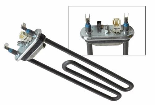 🔥 Topné těleso s NTC čidlem 250 x 65 mm do praček Bosch Siemens AEG Electrolux Zanussi (1325064218) 🔥