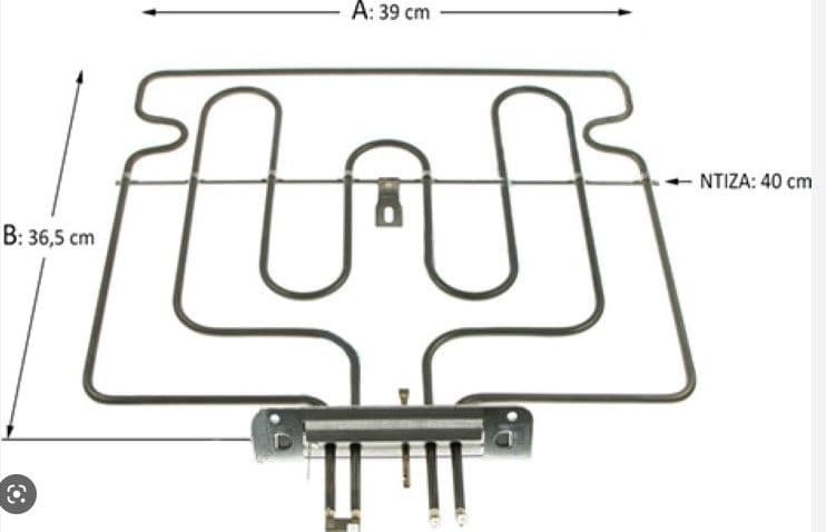 🔥 Horní topné těleso do trouby Ego – 2035234000 / Miele 07840121 / 1300W+1600W ORIGINAL Ego