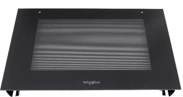 🟦 Vnější sklo dveří trouby 595 x 454 mm – Whirlpool Indesit – 481010752109