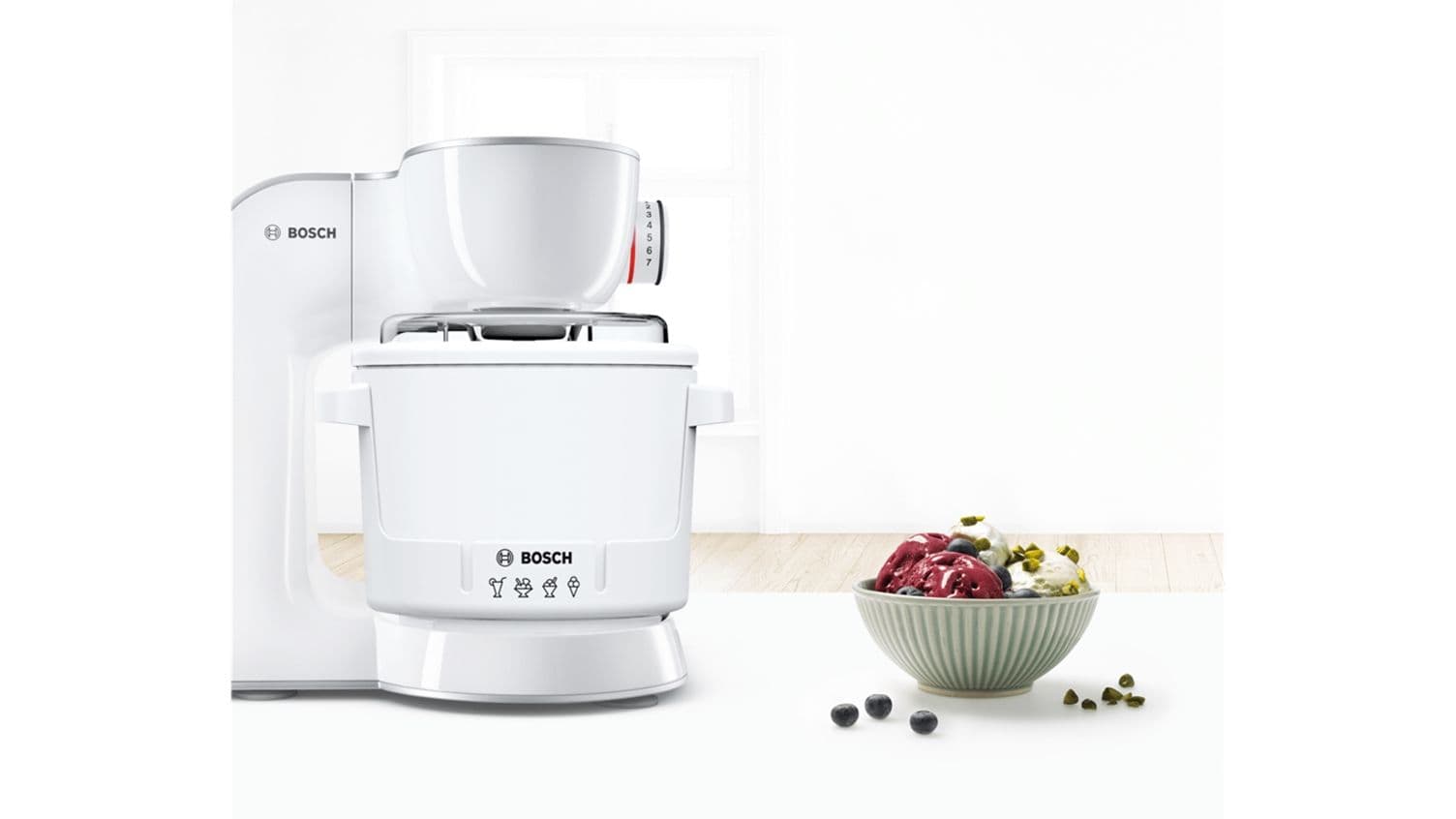 🍦 Výrobník zmrzliny Bosch Siemens MUZ5EB2 pro kuchyňské roboty řady MUM5 (00576062)