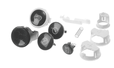 🔩 Sada ovládacích tlačítek do kráječe potravin Bosch Siemens (BSH10000277)