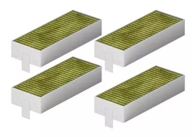 🧰 Sada 4× CleanAir Plus uhlíkový filtr do odsavače par Bosch / Siemens – HEZ9VRCR1 (17007412)