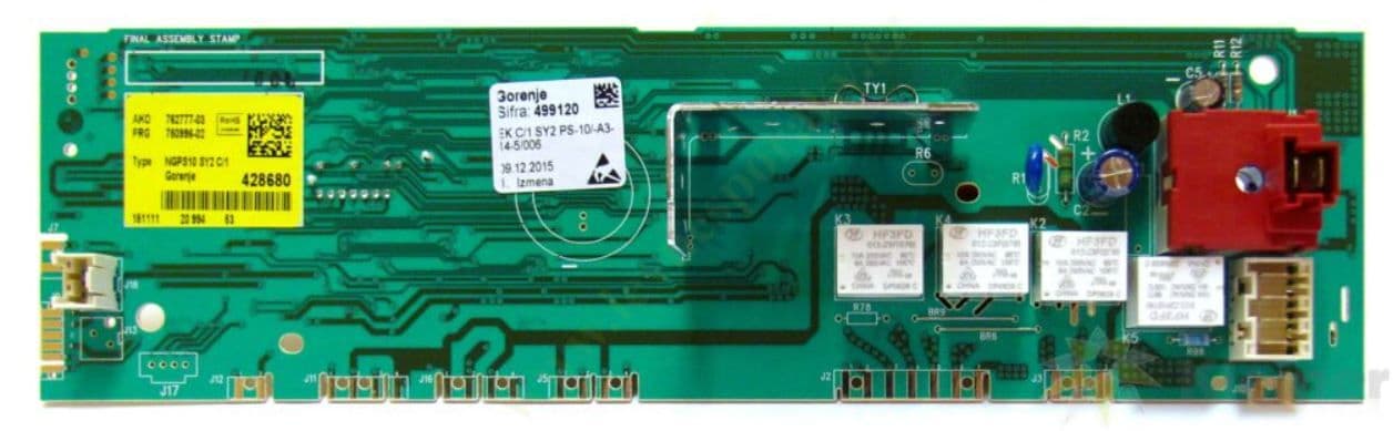 🛠️ Ovládací modul do praček Gorenje Mora (499120)