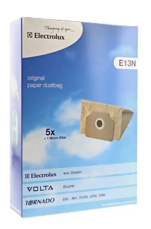 🧹 Sáčky a mikrofiltr do vysavačů AEG Electrolux Zanussi (9001961201) – 5 ks + 1 filtr