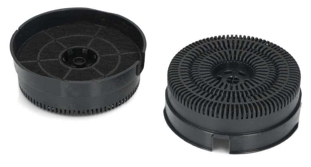 🛠️ Filtr uhlíkový k odsavači par Ø 143 mm C00384666 – 2 ks pro Whirlpool / Indesit / Brandt / Elica / Samsung