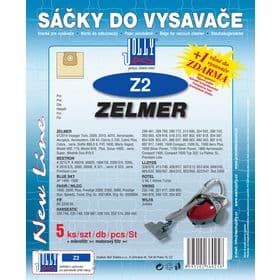🧹 Sáček do vysavače Z 2 JOLLY – Sada 5 ks + mikrofiltr + motorový filtr