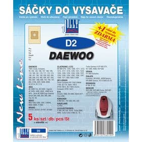 🧹 D 2 SÁČEK DO VYSAVAČE JOLLY – univerzální výměnné sáčky pro širokou řadu domácích vysavačů