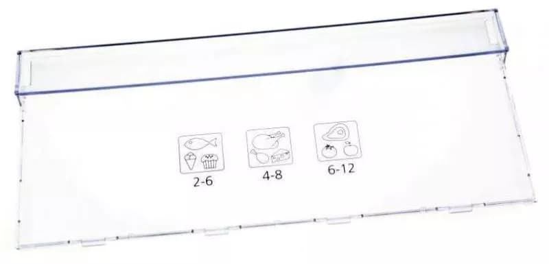 🧊 Čelo koše k mrazničce Beko/Blomberg 4636510100 (panel 444x189 mm)